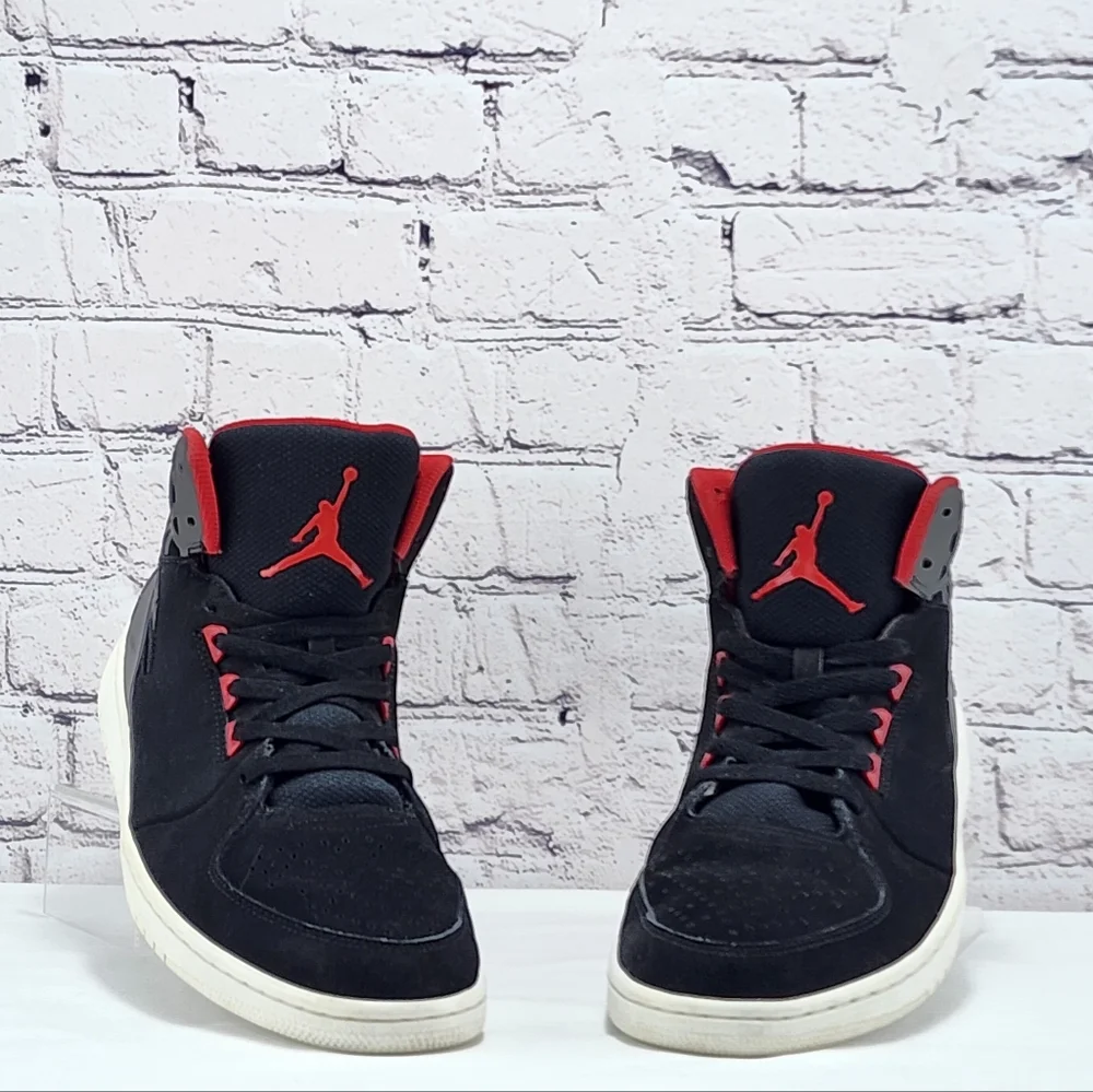 AIR JORDAN 1 FLIGHT 3 – Sneaker, 2014, black/red, size 12